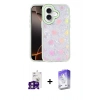 MARSİLYAN™- iPhone 16 Kılıf Odak Prime - Siyah Bilvis 5in1 3D Magic Cam Ekran Koruyucu + Bilvis Titan Kamera Lens - PE