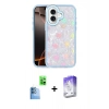 MARSİLYAN™- iPhone 16 Kılıf Odak Prime - Siyah Bilvis 5in1 3D Magic Cam Ekran Koruyucu + Raze Metal Kamera Lens - LT