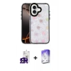 MARSİLYAN™- iPhone 16 Kılıf Odak Prime - Siyah Bilvis 5in1 3D Magic Cam Ekran Koruyucu + Bilvis Titan Kamera Lens - SH