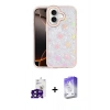 MARSİLYAN™- iPhone 16 Kılıf Odak Prime - Siyah Bilvis 5in1 3D Magic Cam Ekran Koruyucu + Bilvis Titan Kamera Lens - SH
