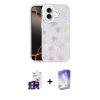 MARSİLYAN™- iPhone 16 Kılıf Odak Prime - Siyah Bilvis 5in1 3D Magic Cam Ekran Koruyucu + Bilvis Titan Kamera Lens - YL