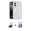 MARSİLYAN™- iPhone 16 Kılıf Odak Prime - Siyah Bilvis 5in1 5D Magic Hayalet Cam Ekran Koruyucu + Bilvis Titan Kamera Lens - YL