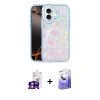 MARSİLYAN™- iPhone 16 Kılıf Odak Prime - Siyah Bilvis 5in1 5D Magic Hayalet Cam Ekran Koruyucu + Bilvis Titan Kamera Lens - GS