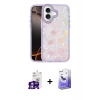 MARSİLYAN™- iPhone 16 Kılıf Odak Prime - Siyah Bilvis 5in1 5D Magic Hayalet Cam Ekran Koruyucu + Bilvis Titan Kamera Lens - GS