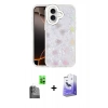 MARSİLYAN™- iPhone 16 Kılıf Odak Prime - Siyah Bilvis 5in1 5D Magic Hayalet Cam Ekran Koruyucu + Raze Metal Kamera Lens - SH