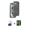 MARSİLYAN™- iPhone 16 Kılıf Siluet Form Serisi - Şeffaf 360 Full Body Arka Koruyucu + Bilvis Titan Kamera Lens - SH