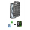 MARSİLYAN™- iPhone 16 Kılıf Siluet Form Serisi - Şeffaf 360 Full Body Arka Koruyucu + Raze Metal Kamera Lens - LT