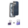 MARSİLYAN™- iPhone 16 Kılıf Siluet Form Serisi - Siyah Bilvis 5in1 5D Magic Hayalet Cam Ekran Koruyucu + Bilvis Titan Kamera Lens - YL
