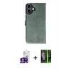 MARSİLYAN™- iPhone 16 Kılıf Siluet Işık Serisi - Şeffaf 360 Full Body Arka Koruyucu + Bilvis Titan Kamera Lens - GS
