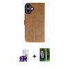 MARSİLYAN™- iPhone 16 Kılıf Siluet Işık Serisi - Şeffaf 360 Full Body Arka Koruyucu + Bilvis Titan Kamera Lens - SH