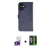 MARSİLYAN™- iPhone 16 Kılıf Siluet Işık Serisi - Şeffaf 360 Full Body Arka Koruyucu + Bilvis Titan Kamera Lens - GS
