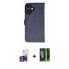 MARSİLYAN™- iPhone 16 Kılıf Siluet Işık Serisi - Şeffaf 360 Full Body Arka Koruyucu + Bilvis Titan Kamera Lens - YL