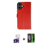 MARSİLYAN™- iPhone 16 Kılıf Siluet Işık Serisi - Şeffaf 360 Full Body Arka Koruyucu + Bilvis Titan Kamera Lens - SH