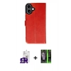 MARSİLYAN™- iPhone 16 Kılıf Siluet Işık Serisi - Şeffaf 360 Full Body Arka Koruyucu + Bilvis Titan Kamera Lens - GS