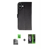 MARSİLYAN™- iPhone 16 Kılıf Siluet Işık Serisi - Şeffaf 360 Full Body Arka Koruyucu + Raze Metal Kamera Lens - SH