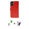 MARSİLYAN™- iPhone 16 Kılıf Siluet Işık Serisi - Şeffaf Pasifik Cam Ekran Koruyucu + Raze Metal Kamera Lens - BZ
