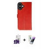 MARSİLYAN™- iPhone 16 Kılıf Siluet Işık Serisi - Şeffaf Pasifik Cam Ekran Koruyucu + Bilvis Titan Kamera Lens - YL