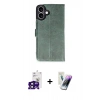 MARSİLYAN™- iPhone 16 Kılıf Siluet Işık Serisi - Şeffaf Pasifik Cam Ekran Koruyucu + Bilvis Titan Kamera Lens - SH