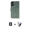 MARSİLYAN™- iPhone 16 Kılıf Siluet Işık Serisi - Şeffaf Pasifik Cam Ekran Koruyucu + PVD Metal Kamera Lens - MI