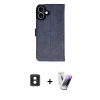 MARSİLYAN™- iPhone 16 Kılıf Siluet Işık Serisi - Şeffaf Pasifik Cam Ekran Koruyucu + PVD Metal Kamera Lens - MI