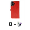 MARSİLYAN™- iPhone 16 Kılıf Siluet Işık Serisi - Şeffaf Pasifik Cam Ekran Koruyucu + PVD Metal Kamera Lens - YL