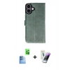 MARSİLYAN™- iPhone 16 Kılıf Siluet Işık Serisi - Şeffaf Pasifik Cam Ekran Koruyucu + Raze Metal Kamera Lens - LT