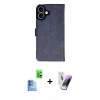 MARSİLYAN™- iPhone 16 Kılıf Siluet Işık Serisi - Şeffaf Pasifik Cam Ekran Koruyucu + Raze Metal Kamera Lens - LT
