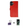 MARSİLYAN™- iPhone 16 Kılıf Siluet Işık Serisi - Siyah 360 Mat Full Body Arka Koruyucu + Bilvis Titan Kamera Lens - YL