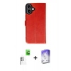 MARSİLYAN™- iPhone 16 Kılıf Siluet Işık Serisi - Siyah Bilvis 5in1 3D Magic Cam Ekran Koruyucu + Beyaz Raze Metal Kamera Lens