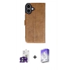 MARSİLYAN™- iPhone 16 Kılıf Siluet Işık Serisi - Siyah Bilvis 5in1 3D Magic Cam Ekran Koruyucu + Bilvis Titan Kamera Lens - YL