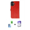 MARSİLYAN™- iPhone 16 Kılıf Siluet Işık Serisi - Siyah Bilvis 5in1 3D Magic Cam Ekran Koruyucu + Raze Metal Kamera Lens - LT