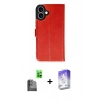 MARSİLYAN™- iPhone 16 Kılıf Siluet Işık Serisi - Siyah Bilvis 5in1 3D Magic Cam Ekran Koruyucu + Raze Metal Kamera Lens - SH