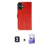 MARSİLYAN™- iPhone 16 Kılıf Siluet Işık Serisi - Siyah Bilvis 5in1 5D Magic Hayalet Cam Ekran Koruyucu + PVD Metal Kamera Lens - MI