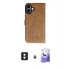 MARSİLYAN™- iPhone 16 Kılıf Siluet Işık Serisi - Siyah Bilvis 5in1 5D Magic Hayalet Cam Ekran Koruyucu + PVD Metal Kamera Lens - MI
