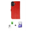 MARSİLYAN™- iPhone 16 Kılıf Siluet Işık Serisi - Siyah Bilvis 5in1 5D Magic Hayalet Cam Ekran Koruyucu + Raze Metal Kamera Lens - BZ