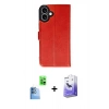 MARSİLYAN™- iPhone 16 Kılıf Siluet Işık Serisi - Siyah Bilvis 5in1 5D Magic Hayalet Cam Ekran Koruyucu + Raze Metal Kamera Lens - LT