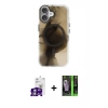 MARSİLYAN™- iPhone 16 Kılıf Ufuk Doku Prime - Şeffaf 360 Full Body Arka Koruyucu + Bilvis Titan Kamera Lens - GS