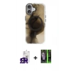 MARSİLYAN™- iPhone 16 Kılıf Ufuk Doku Prime - Şeffaf 360 Full Body Arka Koruyucu + Bilvis Titan Kamera Lens - SH