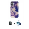 MARSİLYAN™- iPhone 16 Kılıf Ufuk Doku Prime - Siyah 3D Antistatik Seramik Nano Ekran Koruyucu + PVD Metal Kamera Lens - YL