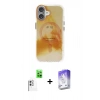 MARSİLYAN™- iPhone 16 Kılıf Ufuk Doku Prime - Siyah Bilvis 5in1 3D Magic Cam Ekran Koruyucu + Raze Metal Kamera Lens - BZ