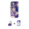 MARSİLYAN™- iPhone 16 Kılıf Ufuk Doku Prime - Siyah Bilvis 5in1 3D Magic Cam Ekran Koruyucu + Bilvis Titan Kamera Lens - PE