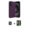 MARSİLYAN™- iPhone 16 Kılıf Vadi Çizgi Prime - Şeffaf 360 Full Body Arka Koruyucu + PVD Metal Kamera Lens - YL