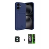 MARSİLYAN™- iPhone 16 Kılıf Vadi Çizgi Prime - Şeffaf 360 Full Body Arka Koruyucu + PVD Metal Kamera Lens - YL