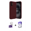 MARSİLYAN™- iPhone 16 Kılıf Vadi Çizgi Prime - Siyah Bilvis 5in1 3D Magic Cam Ekran Koruyucu + Bilvis Titan Kamera Lens - GS