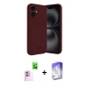 MARSİLYAN™- iPhone 16 Kılıf Vadi Çizgi Prime - Siyah Bilvis 5in1 3D Magic Cam Ekran Koruyucu + Raze Metal Kamera Lens - PE