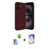 MARSİLYAN™- iPhone 16 Kılıf Vadi Çizgi Prime - Siyah Bilvis 5in1 3D Magic Cam Ekran Koruyucu + Raze Metal Kamera Lens - LT