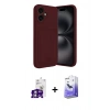 MARSİLYAN™- iPhone 16 Kılıf Vadi Çizgi Prime - Siyah Bilvis 5in1 5D Magic Hayalet Cam Ekran Koruyucu + Bilvis Titan Kamera Lens - GS