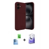 MARSİLYAN™- iPhone 16 Kılıf Vadi Çizgi Prime - Siyah Bilvis 5in1 5D Magic Hayalet Cam Ekran Koruyucu + Raze Metal Kamera Lens - LT