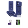 MARSİLYAN™- iPhone 16 Kılıf Vadi Form Prime - Şeffaf 360 Full Body Arka Koruyucu + Bilvis Titan Kamera Lens - GS