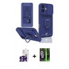 MARSİLYAN™- iPhone 16 Kılıf Vadi Form Prime - Şeffaf 360 Full Body Arka Koruyucu + Bilvis Titan Kamera Lens - YL